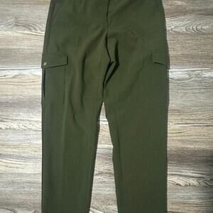 Loft green cargo pants size
